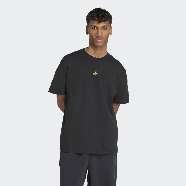 adidas X Fortnite Graphic Loose Tee - Black | Free Shipping with