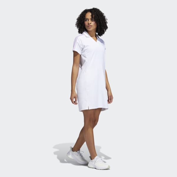 blanc Robe de golf 3-Stripes ETT10