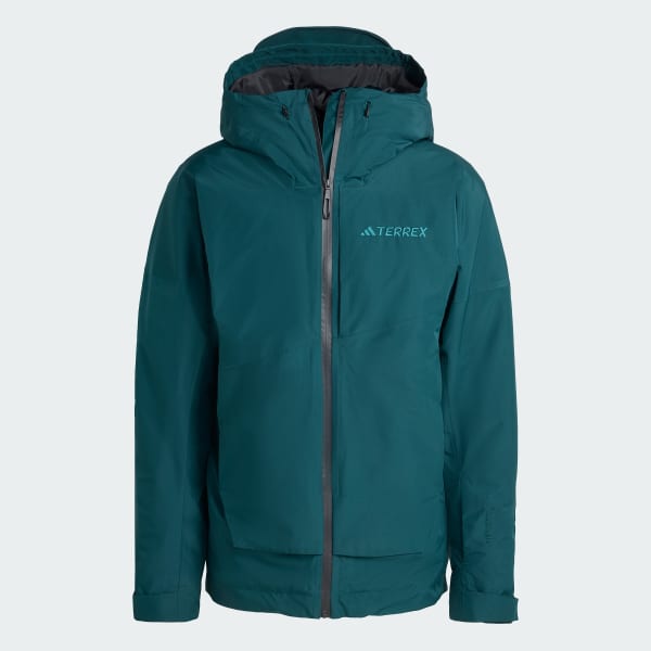 Verde Chaqueta aislada de dos capas Terrex Xploric CLIMAPROOF