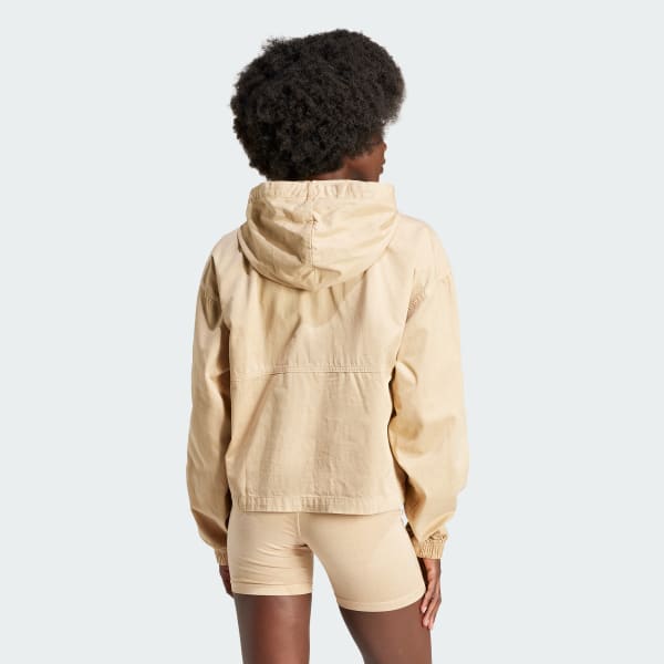 Beige Essentials+ Windbreaker