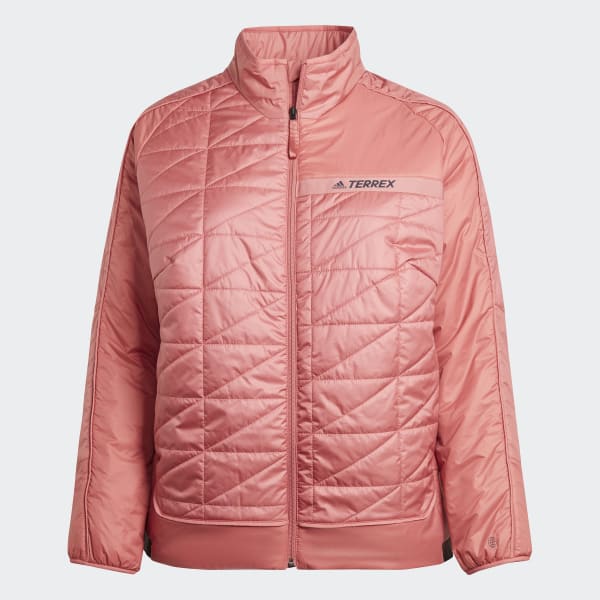 Pink plus size jacket top