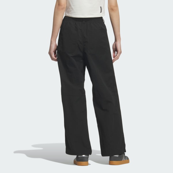 ブラック 軽パン 軽撥水パラシュートパンツ