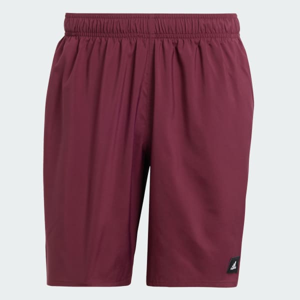 Borgonha Shorts Swim Comprimento Clássico Solid CLX