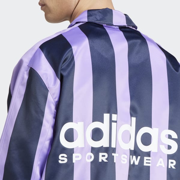 Purple Lifestyle Satin Coaches adidas - | US | Men\'s adidas Jacket