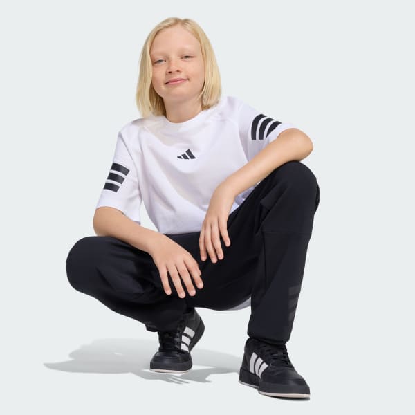 White FUTURE ICONS 3 STRIPES T-SHIRT