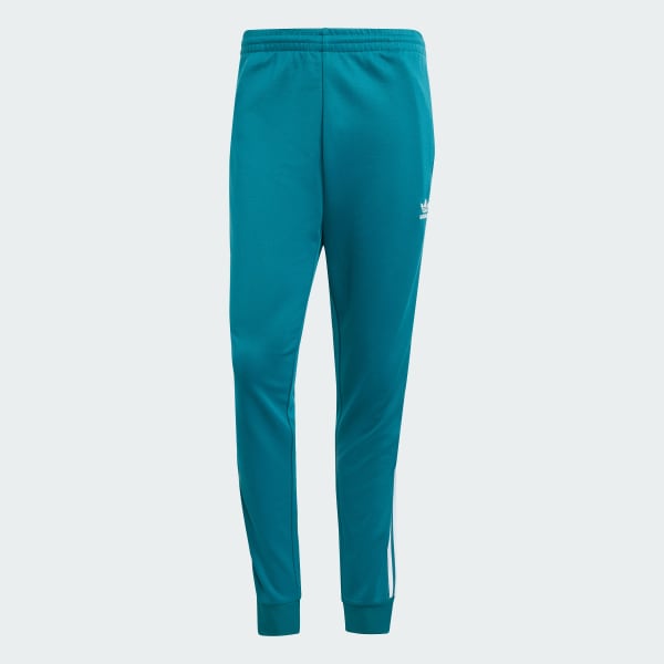 สีเทอร์คอยส์ กางเกงแทรค Adicolor Classics SST