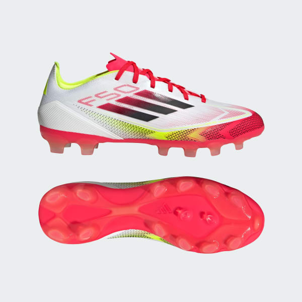 Vit F50 Pro Multi-Ground Fotbollsskor