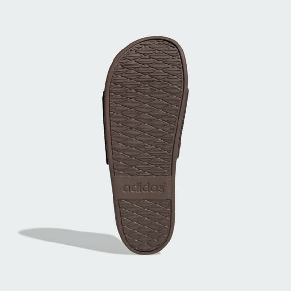 Brown Adilette Comfort Slides