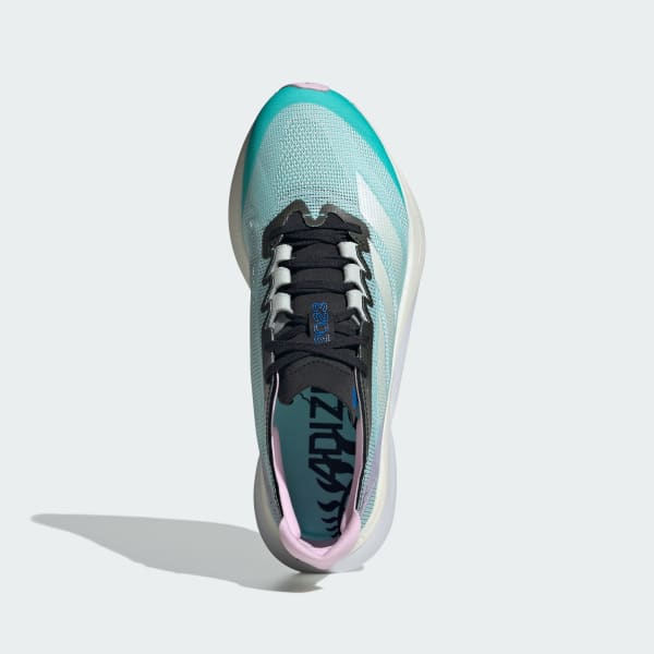 Turquoise Adizero Boston 12 Shoes