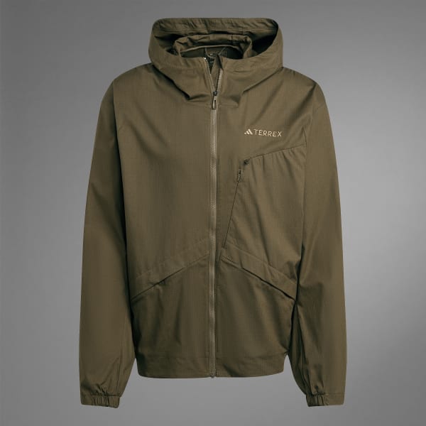 Adidas terrex jacket green clearance
