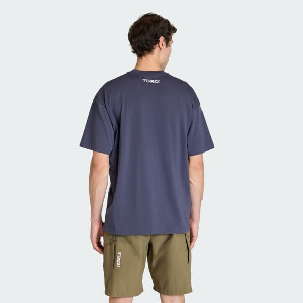 Biru T-SHIRT GRAFIS TERREX CAMPER