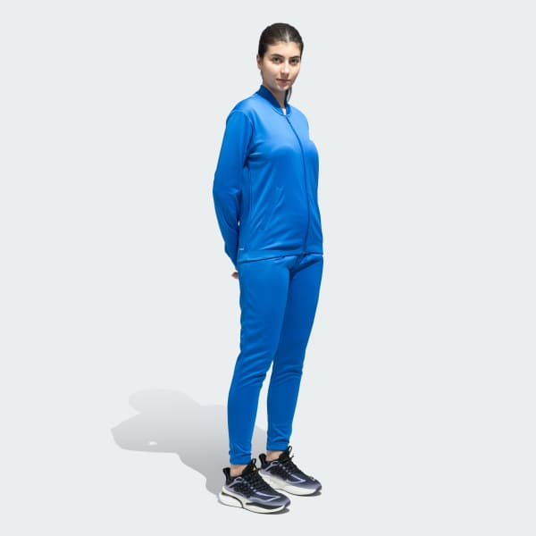 Blue Plain Track Suit