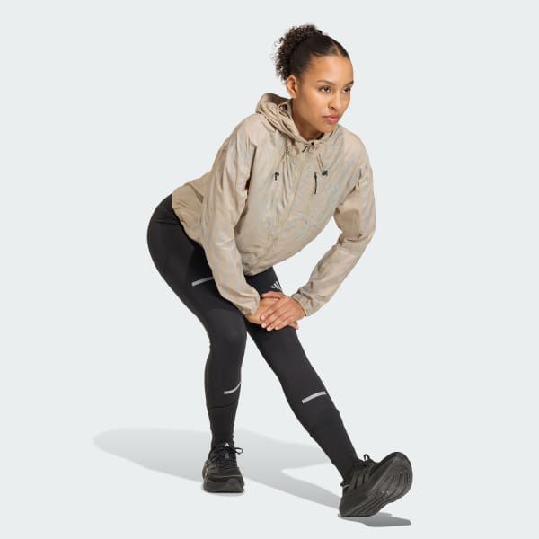 Brown Adi365 Running Reflective Jacket