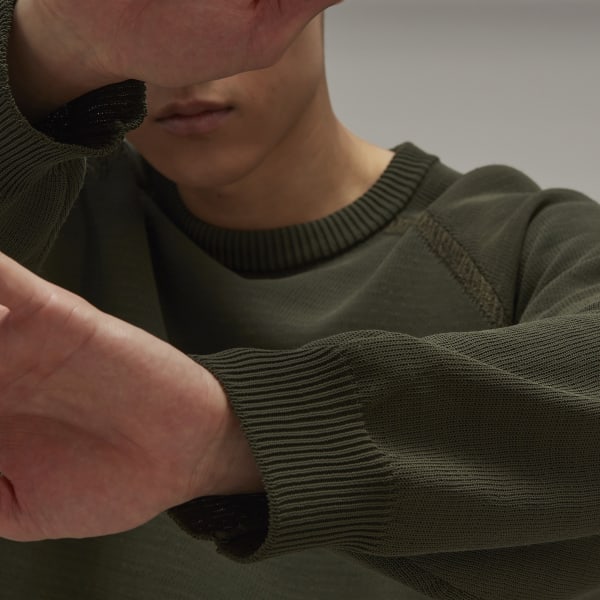 Czerń Y-3 Classic Knit Crew Sweater