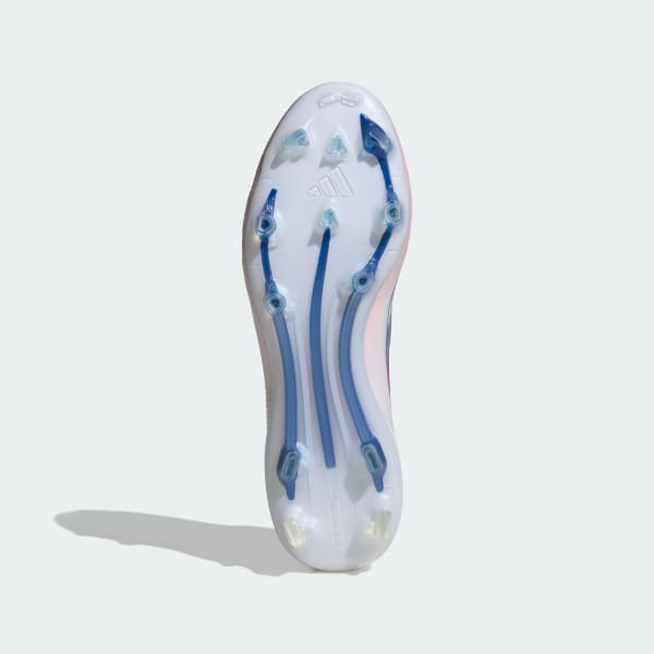 Blanco Zapatos de Fútbol F50 Pro para Mujer Terreno Firme
