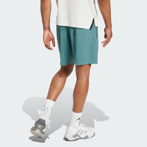 Green Train Essentials Logo Training Shorts