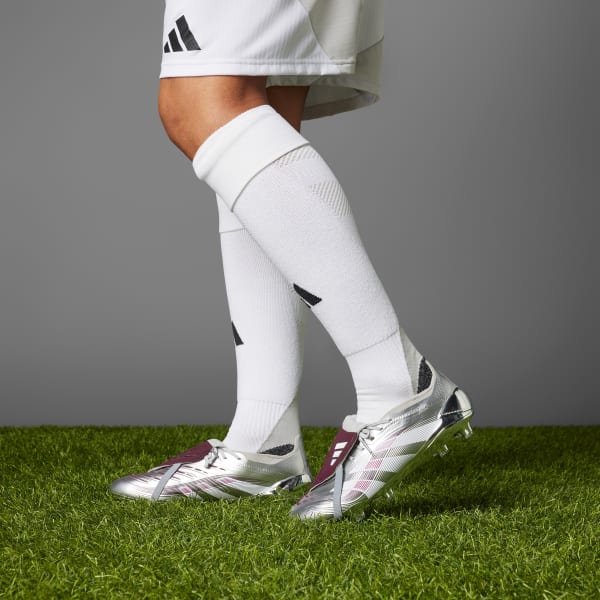 Silver Predator Elite JB Fold-Over Tongue Firm Ground Boots