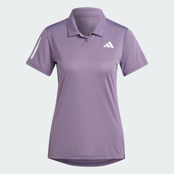 Morado Camiseta Polo Club para Tenis