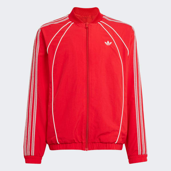 Red Loose Track Top