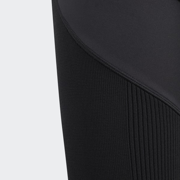 adidas by Stella McCartney ASMC TRUESTRENGTH Flat-Knit Yoga Pants. Color:  Black