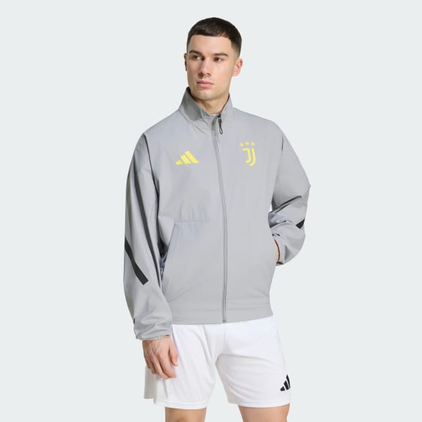 adidas Juventus FC Z.N.E. Anthem Jacket - Grey | Free Shipping