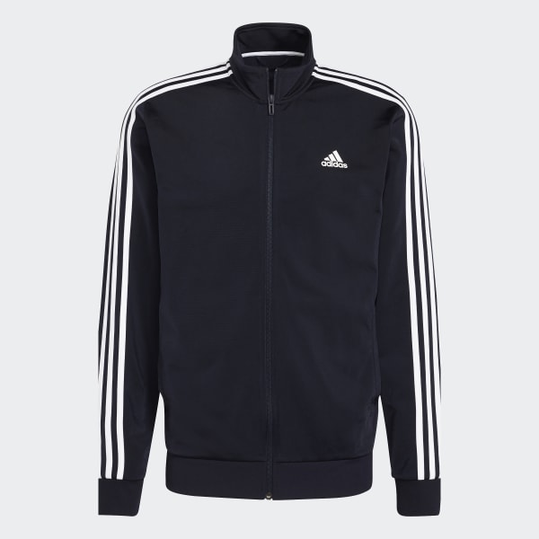 adidas Essentials Warm-Up 3-Stripes Track Jacket - Blue