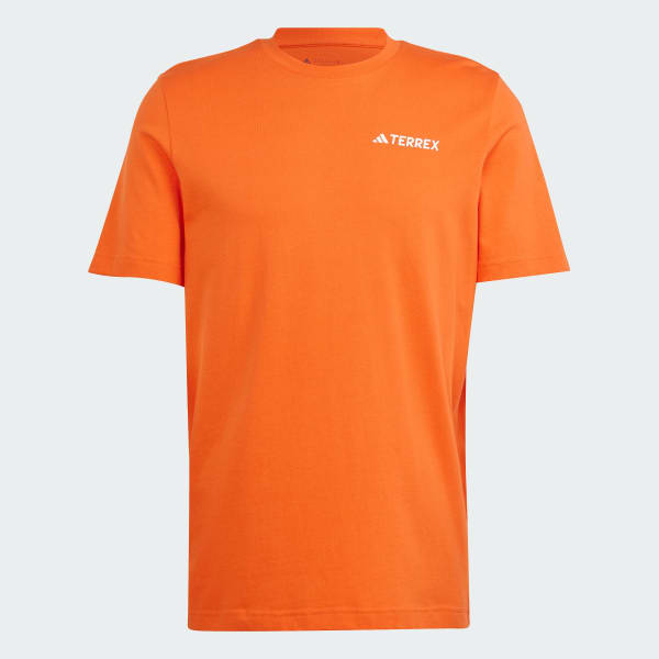 Naranja Polo Estampado Terrex MTN 2.0