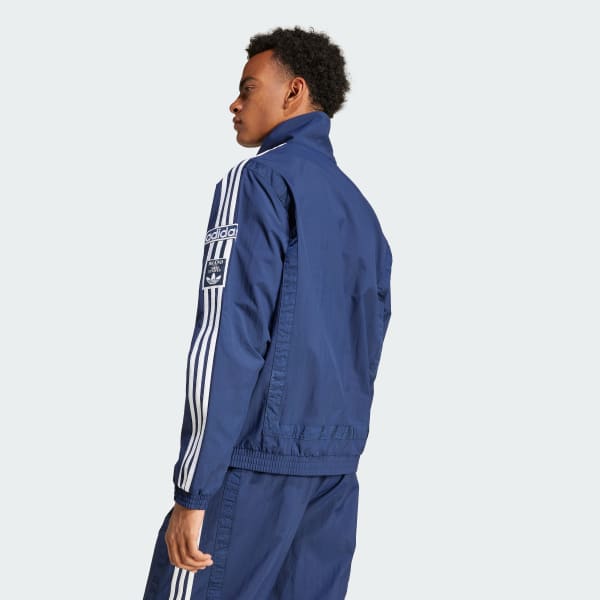 Bleu Veste de survêtement tissée Adibreak