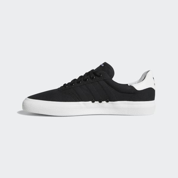 adidas 3mc black & white contrast canvas shoes