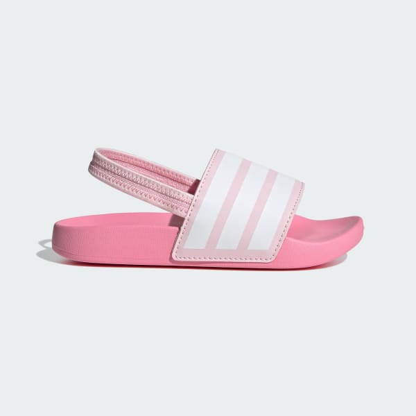 Rose Claquette Adilette Estrap Enfants
