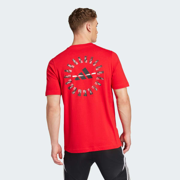 Rojo Polera Predator History Estampada