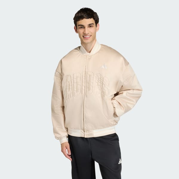 Beige STADIUM INSULATED BOMBERJAKKE