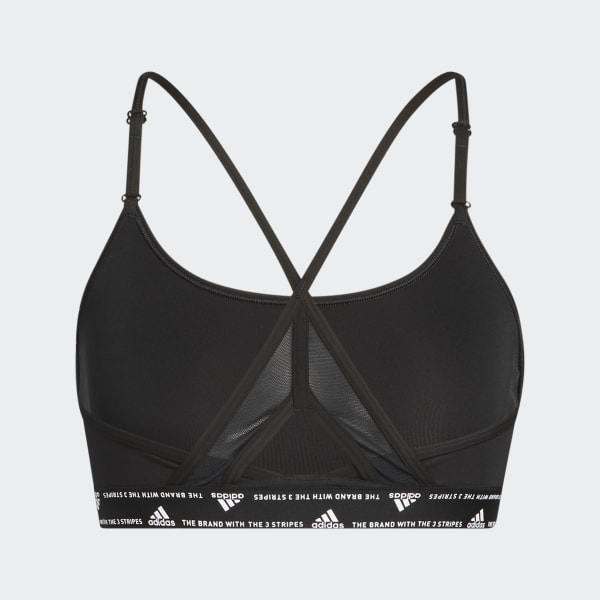 Siyah Aeroreact Training Light-Support Sporcu Sütyeni DM440