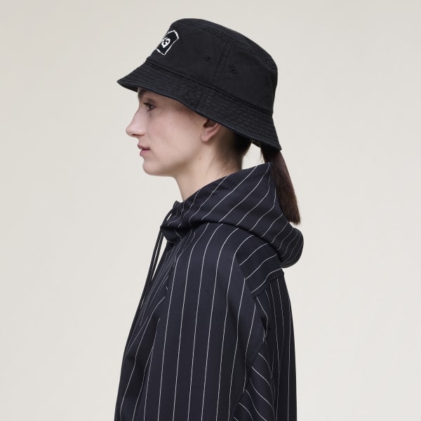 adidas Y-3 GRAPHIC BUCKET HAT - Black | Free Shipping with adiClub