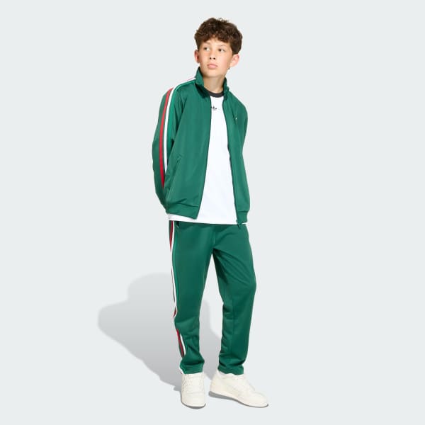 zelená TEPLÁKOVÝ TOP FIREBIRD LOOSE TRACK TOP