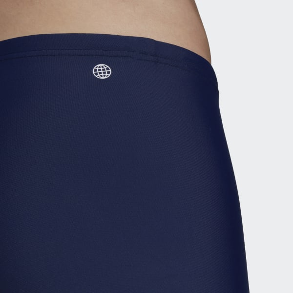 Niebieski Solid Swim Boxers