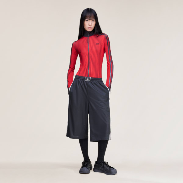 Vermelho Jaqueta Baby Look Look Baselayer adidas by Avavav