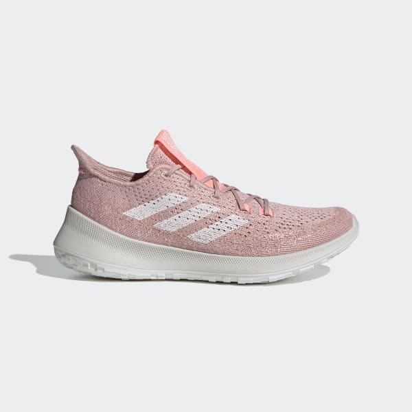 tenis adidas gris con rosa