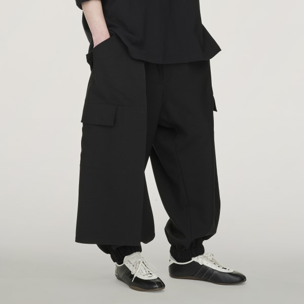 Y-3 ワイスリーカーゴパンツ adidas マスタード Y-3 x Adidas 'Gore-Tex Hardshell' カーゴパンツ | ブラック