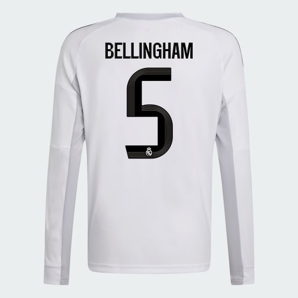 adidas Real Madrid 25/26 Home Jersey Long Sleeve - White | Free