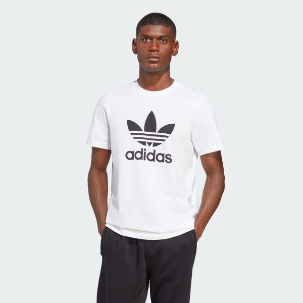 Blanco Remera Adicolor Classics Trifolio