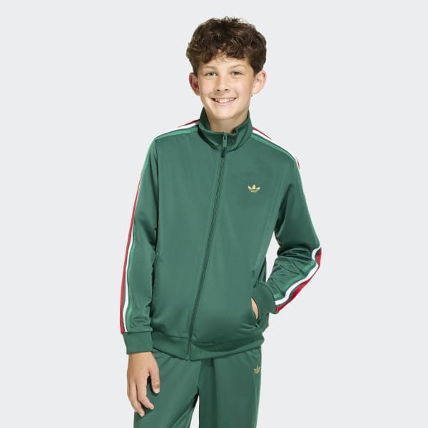 adidas FIREBIRD LOOSE TRACK TOP - Green | Free Shipping with