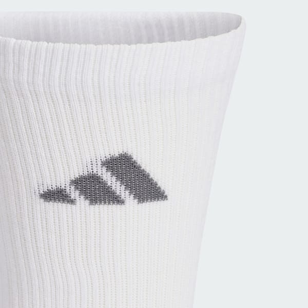 biela PONOŽKY CUSHIONED SPORTSWEAR CREW SOCKS 3 PAIR PACK