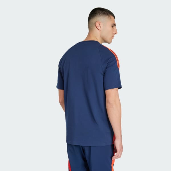 Blue Manchester United Tiro 24 Tee