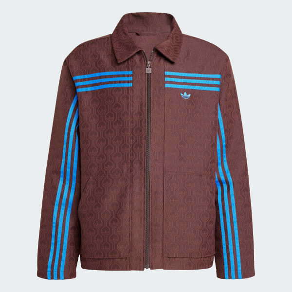 Brown adidas Originals 70s Club Jacket