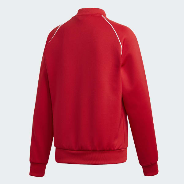 Boys red adidas store jacket