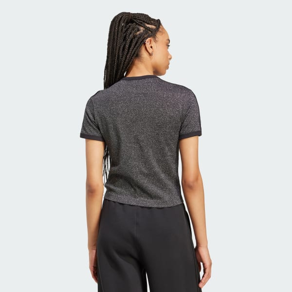 Nero T-shirt Adicolor Glitter Cali