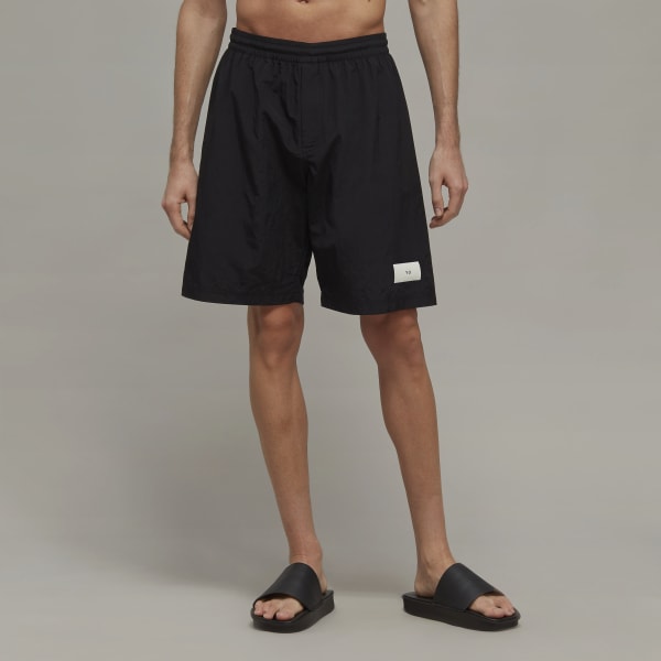 Svart Y-3 Mid-Length Swim Shorts