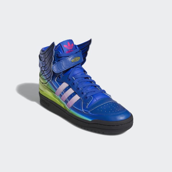สีน้ำเงิน รองเท้า Jeremy Scott Motorsport Wings 4.0