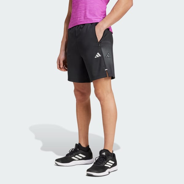 Black Gym+ Training Brand Love Knit Shorts